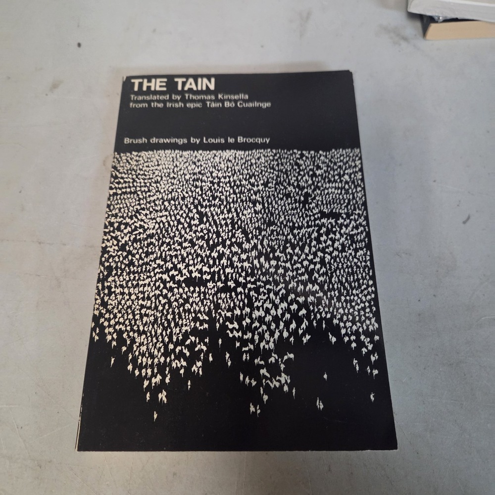 The Tain Thomas Kinsella Irish Epic Louis Le Brocquy Drawings 1979 Paperback